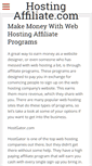 Mobile Screenshot of hostingaffiliate.com